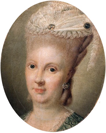 Matthieu, Georg David Portrait of Louise of  Altenburg